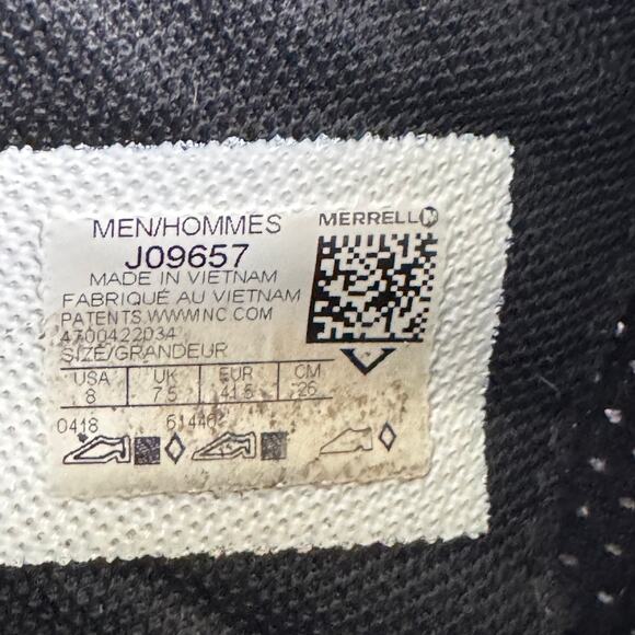 Merrell Bare Access Flex J09657 Blue-Gray Hiking Shoes Sneakers Mens Size 8 Read - Picture 13 of 13